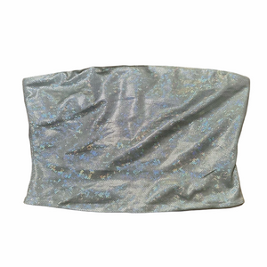 NANAMACS Shimmer Sleeveless Crop Top Size Small